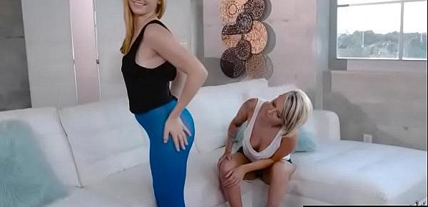  Hot Sex Scene With Teen Lesbian Girls (Jade Amber & Pressley Carter) video-16